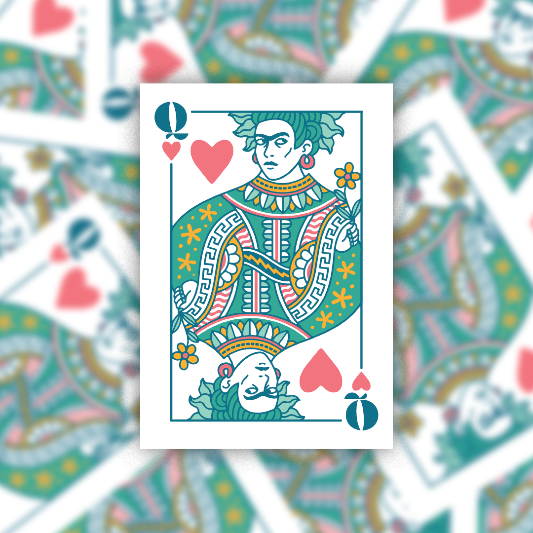 Queen Quell sticker — detail view