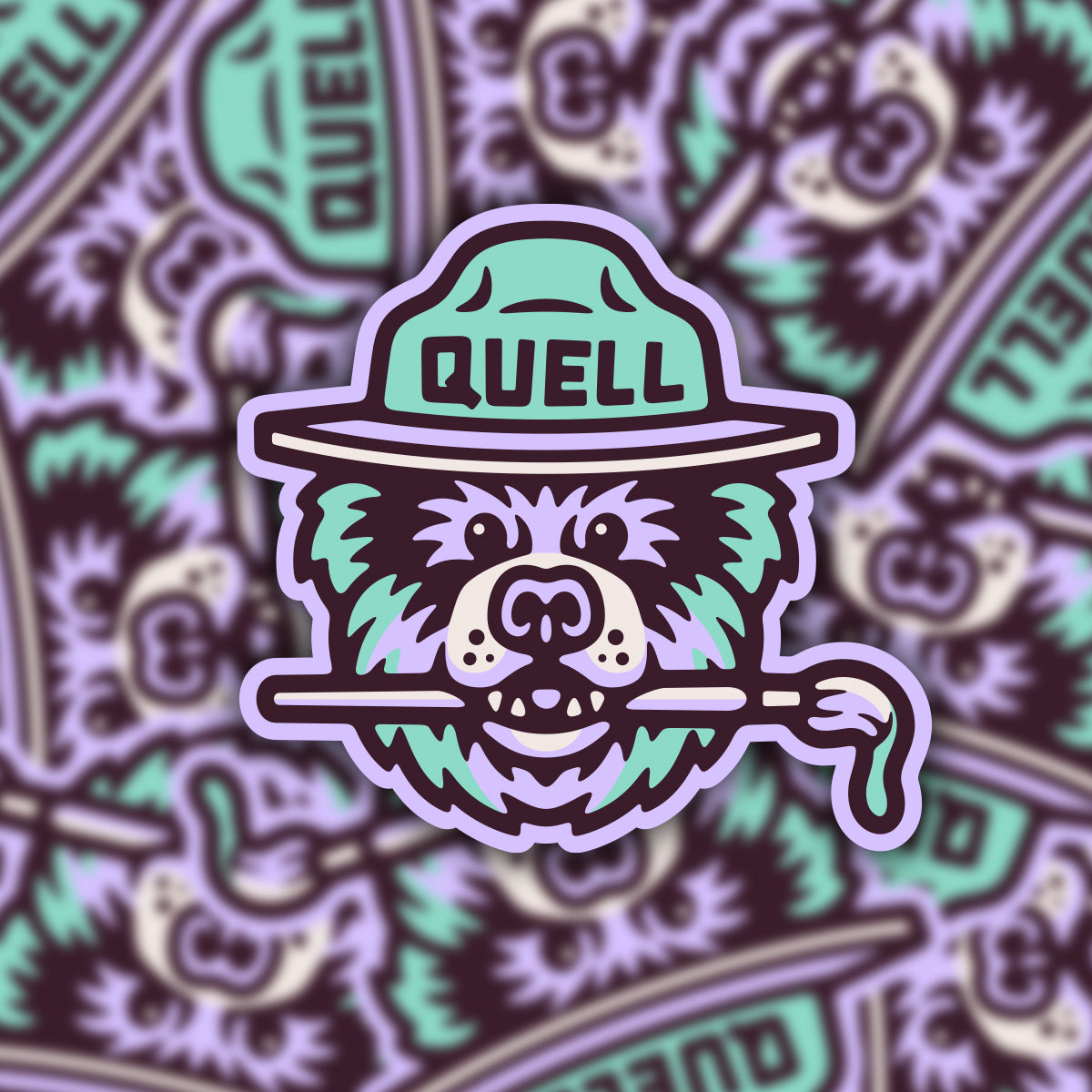 Quell Bear Sticker