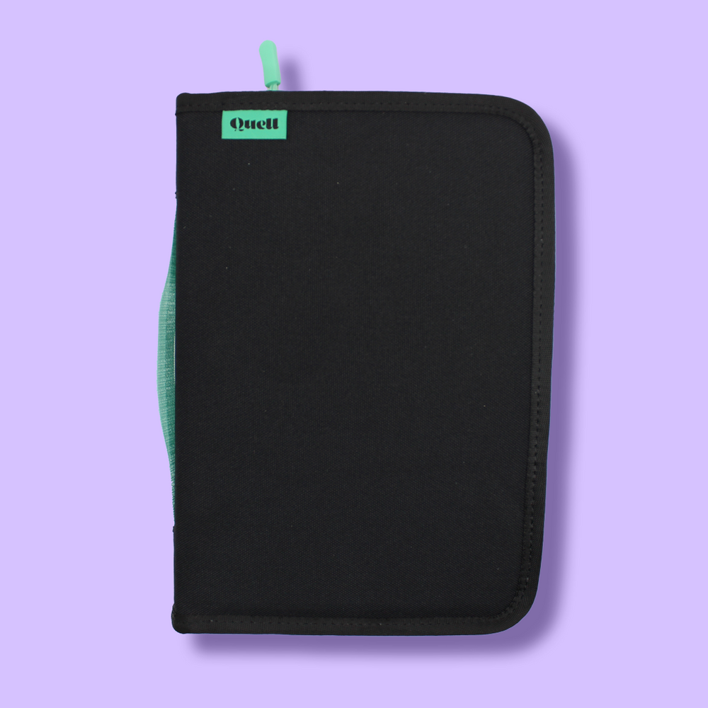Quell® Sketchbook Case: Black/Mint
