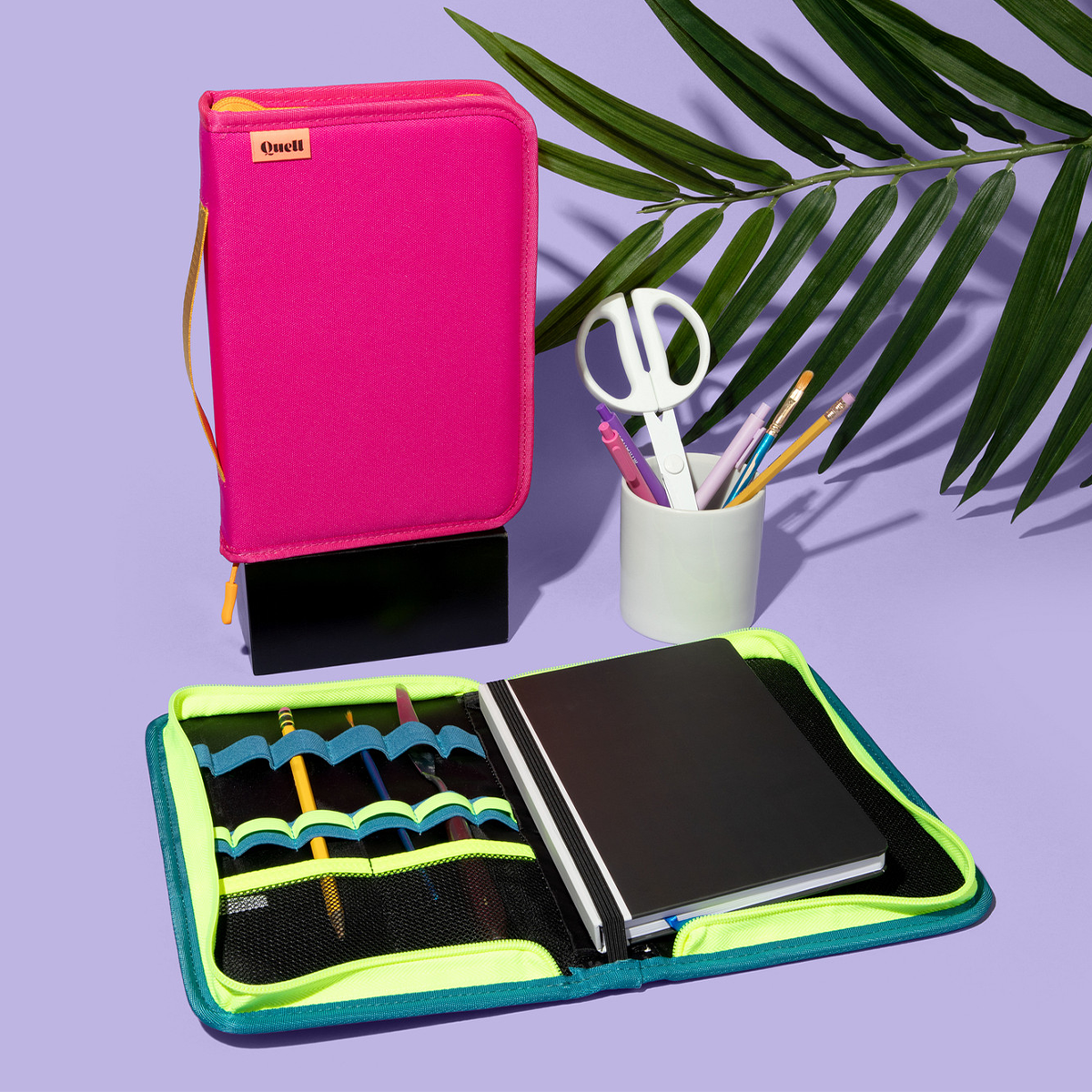 Quell sketchbook cases, all colorways