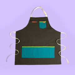 Art Apron - Forest/Lime