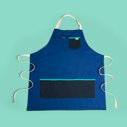 Art Apron - Royal/Teal